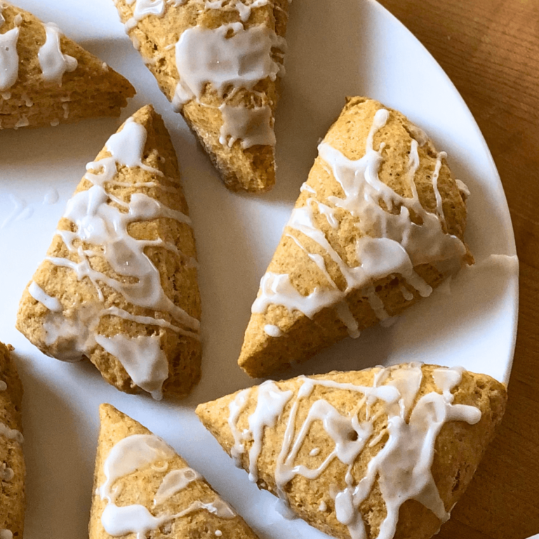 Pumpkin Spice Scones made with Sourdough Discard