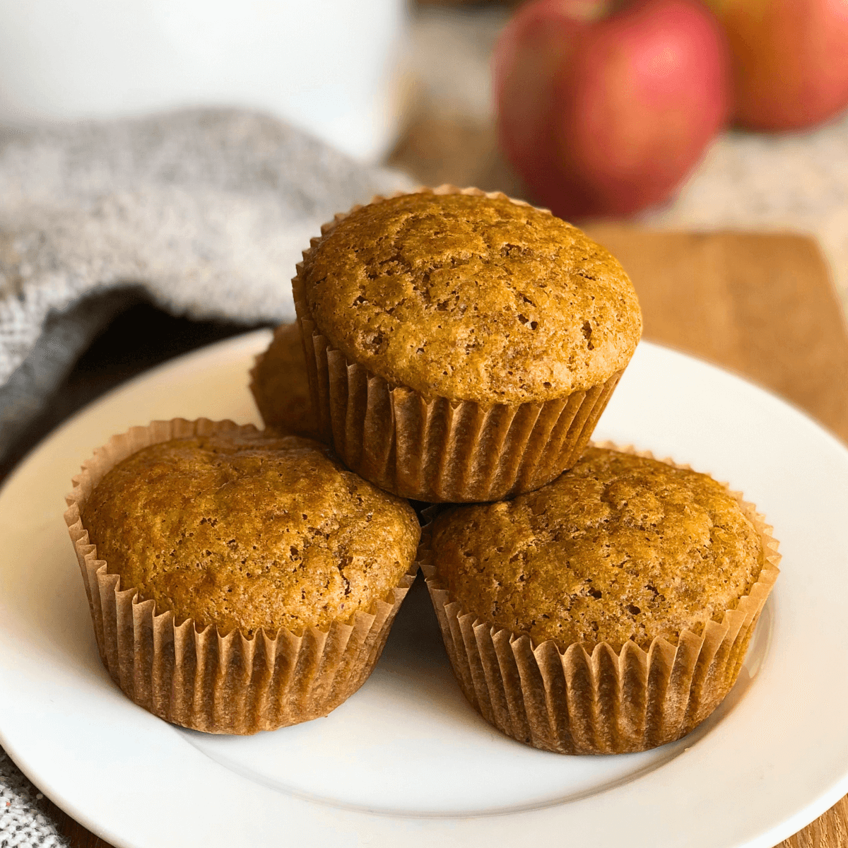 Easy Overnight Sourdough Pumpkin Spice Muffins