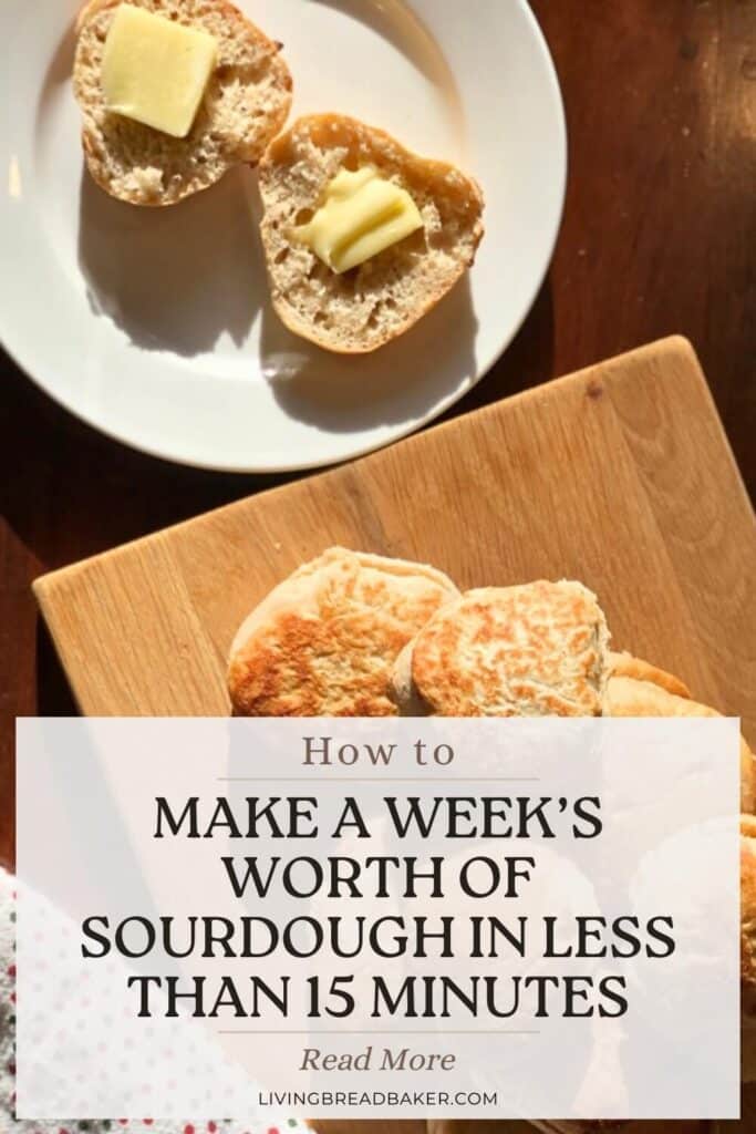 How to make a week's worth of sourdough in less than 15 minutes