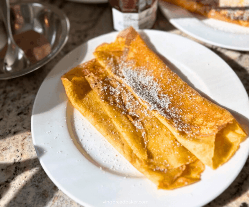 Easy Sourdough Discard Crepes Recipe blog image finished shot 